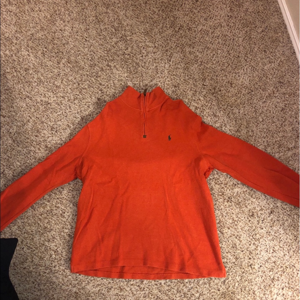 Polo zip up Pullover Sweater